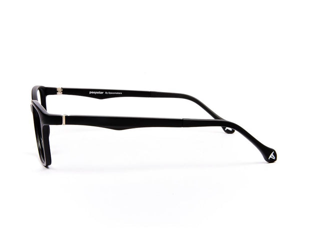 Peepstar - KIDS Rectangle Full Frame - Black Matt BLACK - AMLT14001 - (LENSES INCLUDED)*