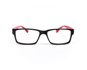 Rectangle Black Shine  Red Shell Frame - (LENSES INCLUDED)*