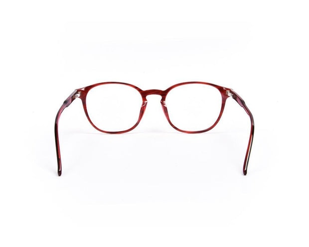 Round Black Shine WITH Red Happster Frame AMK35022 - (LENSES INCLUDED)*
