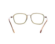 Square Brown Shine WITH Brown Shell Frame SS10331 - (LENSES INCLUDED)*