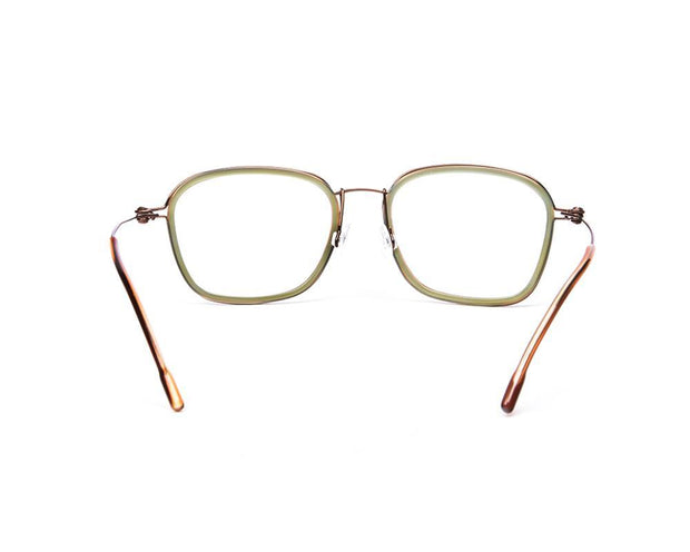 Square Brown Shine WITH Brown Shell Frame SS10331 - (LENSES INCLUDED)*