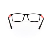 Peepstar - KIDS Square Full Frame - Black Matt Red - AMLT14000 - (LENSES INCLUDED)*