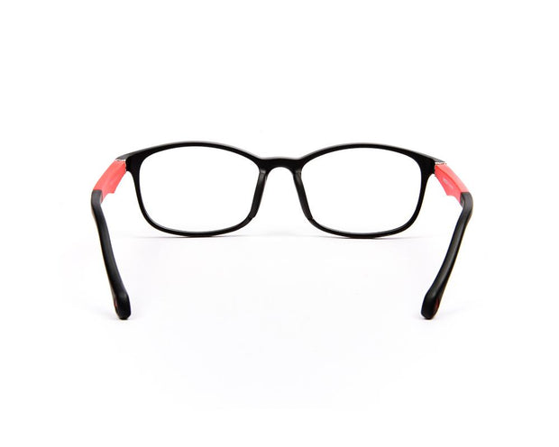 Peepstar - KIDS Oval Full Frame - Black Matt Red - AMLT14006 - (LENSES INCLUDED)*