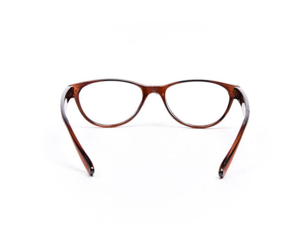 Cateye Brown Shine  Brown Shell Frame - (LENSES INCLUDED)*