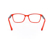 Peepstar - KIDS Rectangle Full Frame - Red Matt BLACK - AMLT14001 - (LENSES INCLUDED)*