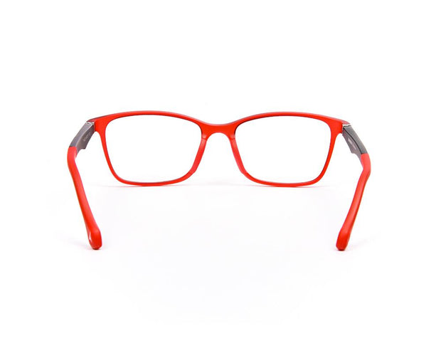 Peepstar - KIDS Rectangle Full Frame - Red Matt BLACK - AMLT14001 - (LENSES INCLUDED)*