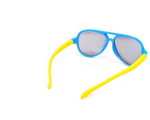 Oval Blue Matt WITH YELLOW SUNGLASS KIDS AMK893