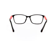 Peepstar - KIDS Rectangle Full Frame - Black Matt Red - AMLT14001 - (LENSES INCLUDED)*