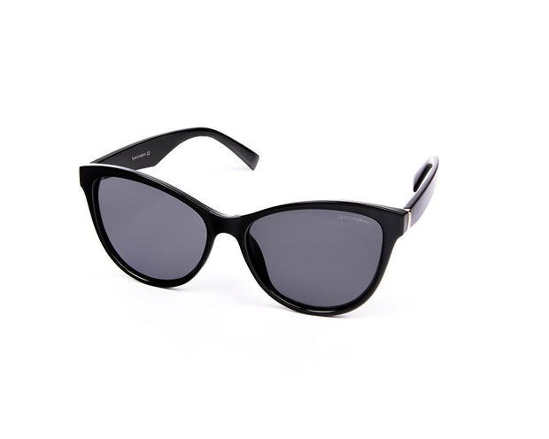 Cateye Black Shine WITH BLACK SUNGLASS SOG898