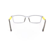 Peepstar - KIDS Rectangle Full Frame - Grey Matt YELLOW - AMLT14007 - (LENSES INCLUDED)*