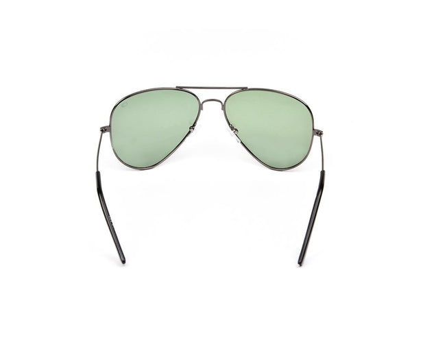 METAL SUNGLASS - FULL FRAME - GREY METALLIC SHINE - SOI3025 - AOVAL - 57