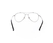 Oval Black Shine WITH Grey Metallic Full Frame SS10533 - (LENSES INCLUDED)*