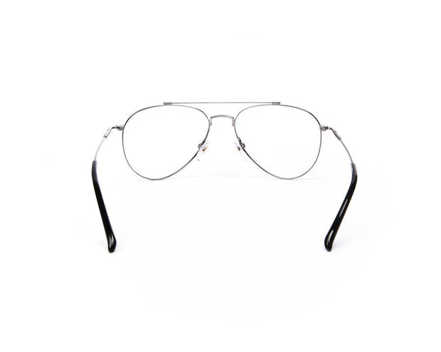 Oval Black Shine WITH Grey Metallic Full Frame SS10533 - (LENSES INCLUDED)*