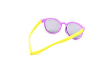 Round Purple Matt WITH YELLOW SUNGLASS KIDS AMK887