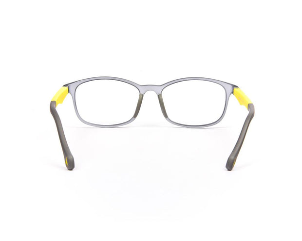 Peepstar - KIDS Oval Full Frame - Grey Matt YELLOW - AMLT14006 - (LENSES INCLUDED)*