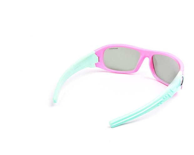 Rectangle PINK SHINE WITH GREEN SUNGLASS KIDS AMK808