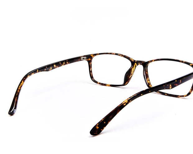 Rectangle Brown Tortise WITH Tortise Shell Frame TUI8028 - (LENSES INCLUDED)*