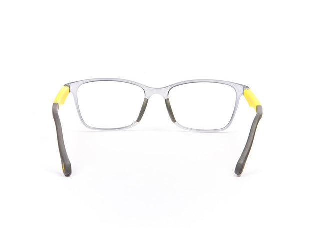 Peepstar - KIDS Rectangle Full Frame - Grey Matt YELLOW - AMLT14001 - (LENSES INCLUDED)*