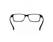 Rectangle Black Shine  BLACK Shell Frame - (LENSES INCLUDED)*
