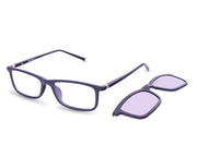 Rectangle Black Matt WITH BLACK Clipon TUH7015 - Specsmakers