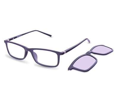Rectangle Black Matt WITH BLACK Clipon TUH7015 - Specsmakers