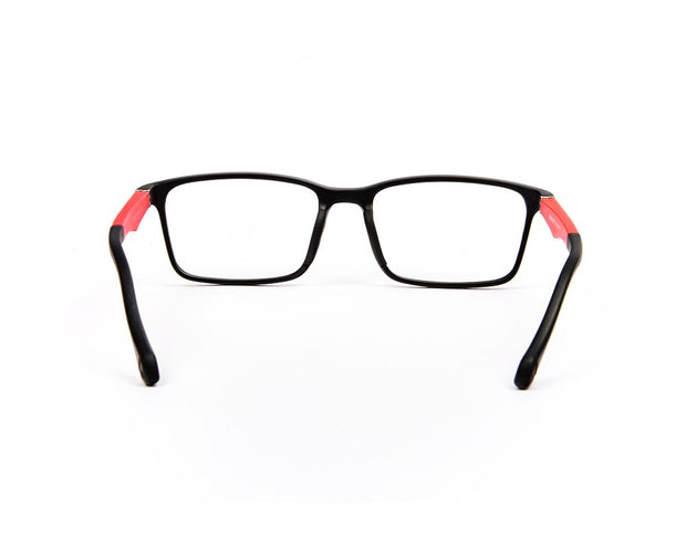 Peepstar - KIDS Square Full Frame - Black Matt Red - AMLT14002 - (LENSES INCLUDED)*