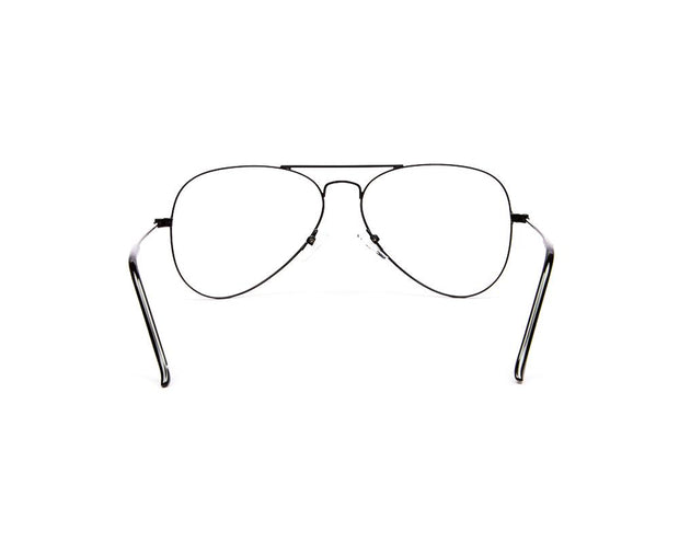 Specsmakers - Unisex DB Oval Full Frame - Black Shine BLACK - AML3001 - (LENSES INCLUDED)*