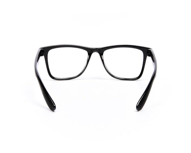 Square Black Shine  BLACK Shell Frame - (LENSES INCLUDED)*