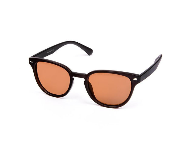 Cateye Brown Matt WITH BLACK SUNGLASS SOG952