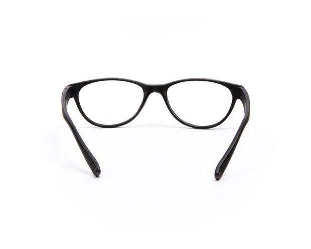 Cateye Black Matt  BLACK Shell Frame - (LENSES INCLUDED)*