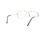 Specsmakers - Unisex DB Oval Full Frame - Silver Shine SILVER - AML3001 - (LENSES INCLUDED)*