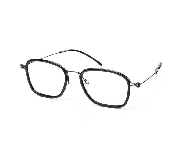 Square Black Shine WITH Grey Metallic Shell Frame SS10331 - (LENSES INCLUDED)*