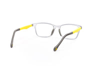 Peepstar - KIDS Rectangle Full Frame - Grey Matt YELLOW - AMLT14001 - (LENSES INCLUDED)*