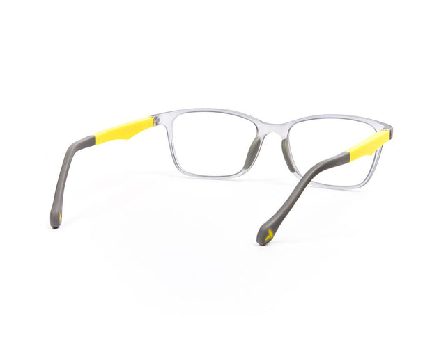Peepstar - KIDS Rectangle Full Frame - Grey Matt YELLOW - AMLT14001 - (LENSES INCLUDED)*