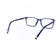 Rectangle Blue Shine WITH Blue Happster Frame AMK55016 - (LENSES INCLUDED)*
