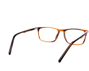 Square Brown Shine WITH Brown Happster Frame AMK55014 - (LENSES INCLUDED)*