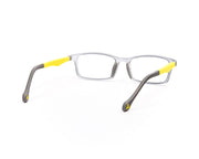 Peepstar - KIDS Rectangle Full Frame - Grey Matt YELLOW - AMLT14007 - (LENSES INCLUDED)*