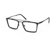 Rectangle Blue Shine WITH BLACK Shell Frame SS6464 - (LENSES INCLUDED)*