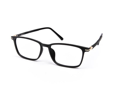 Rectangle Black Matt WITH BLACK Shell Frame AMJ3511 - (LENSES INCLUDED)*