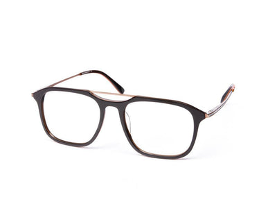 Square Brown Shine WITH Brown Shell Frame SS20084 - (LENSES INCLUDED)*