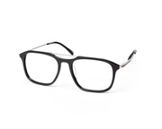 Square Black Shine WITH SILVER Shell Frame SS20084 - (LENSES INCLUDED)*