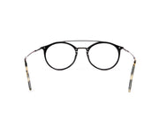 Round Black Shine WITH SILVER Shell Frame SS10432 - (LENSES INCLUDED)*
