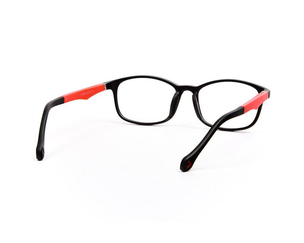 Peepstar - KIDS Oval Full Frame - Black Matt Red - AMLT14006 - (LENSES INCLUDED)*
