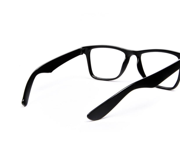 Square Black Shine  BLACK Shell Frame - (LENSES INCLUDED)*