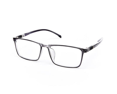 Rectangle Grey Shine WITH Grey Shell Frame AMJ1004 - (LENSES INCLUDED)*