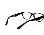 Cateye Black Matt  BLACK Shell Frame - (LENSES INCLUDED)*