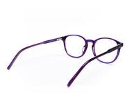 Round Purple Shine WITH Purple Happster Frame AMK35022 - (LENSES INCLUDED)*
