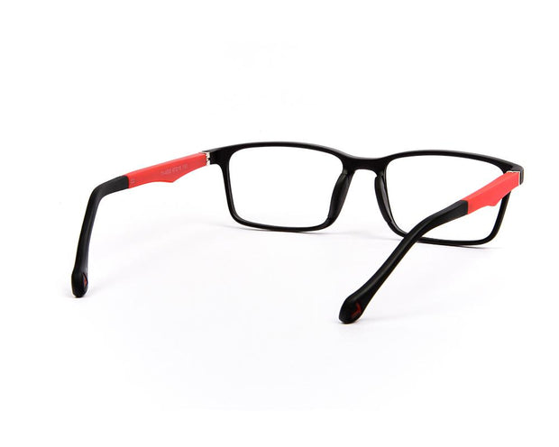 Peepstar - KIDS Square Full Frame - Black Matt Red - AMLT14002 - (LENSES INCLUDED)*
