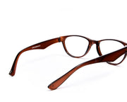Cateye Brown Shine  Brown Shell Frame - (LENSES INCLUDED)*