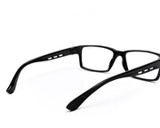 Rectangle Black Shine  BLACK Shell Frame - (LENSES INCLUDED)*